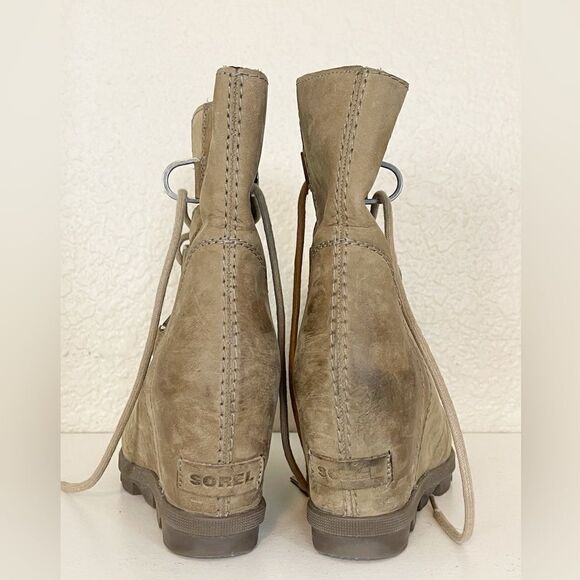 Sorel Joan of Arc wedge bootie combat boots 7.5 - Picture 15 of 16